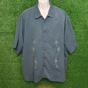 Havana Blue Shirt with Logo Patch